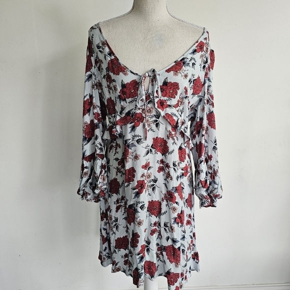 American Eagle Outfitters Floral Open Back Dress - Picture 3 of 11